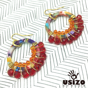 Multi-Colour Acrylic Hoops