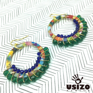 Multi-Colour Acrylic Hoops