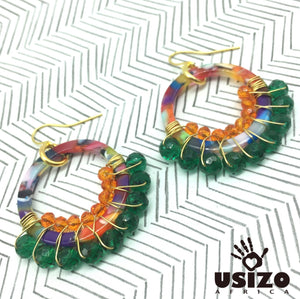 Multi-Colour Acrylic Hoops