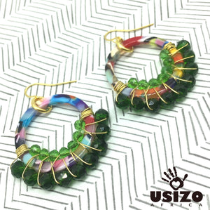 Multi-Colour Acrylic Hoops